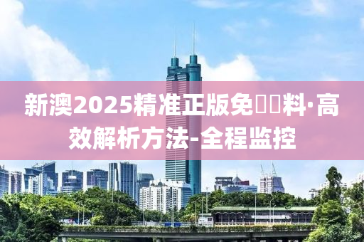 新澳2025精准正版免費資料,全面释义、解释与落实